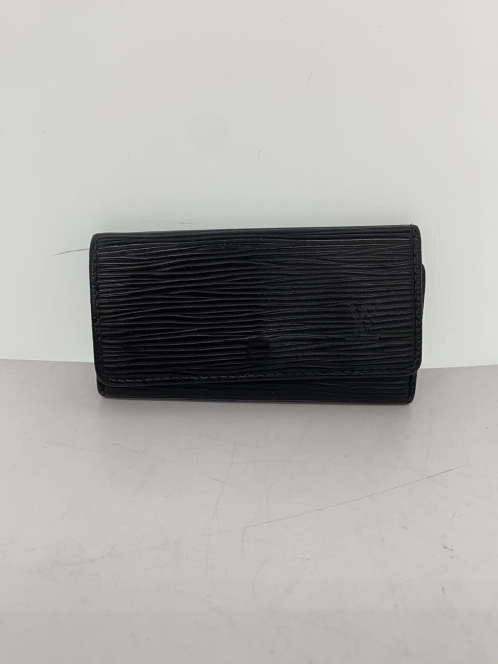 LOUIS VUITTON Multicles Leather Black Solid